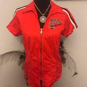 Harley mechanic style top